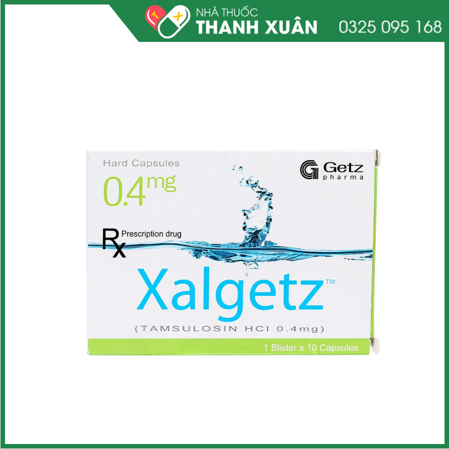 Xalgetz 0.4mg điều trị tăng sản tuyến tiền liệt lành tính